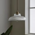 Suspension Vintage en Verre Vert