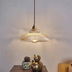 Suspension Vintage en Verre Vert