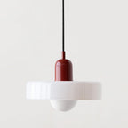 Lustre Bauhaus en Verre Nordique